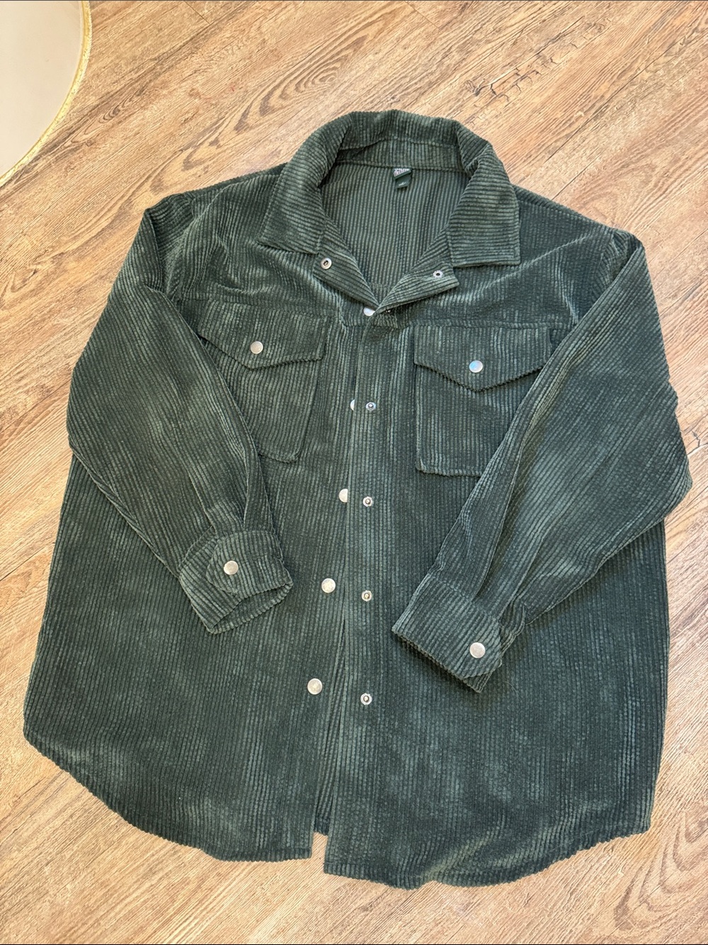 wild fable Forest Green Corduroy Shacket